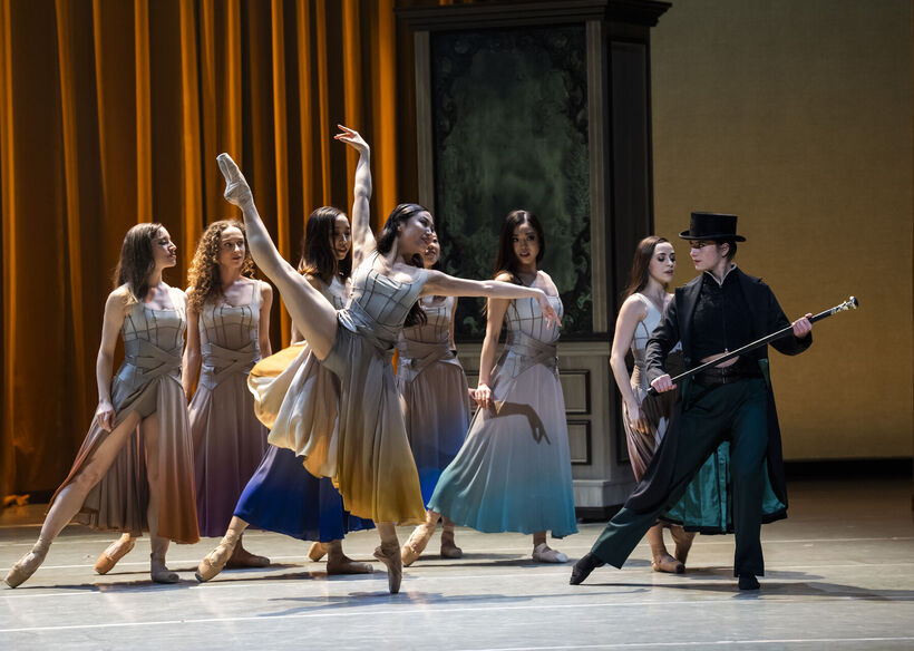 Northern Ballet dancers in Gentleman Jack. Photo Tristram Kenton